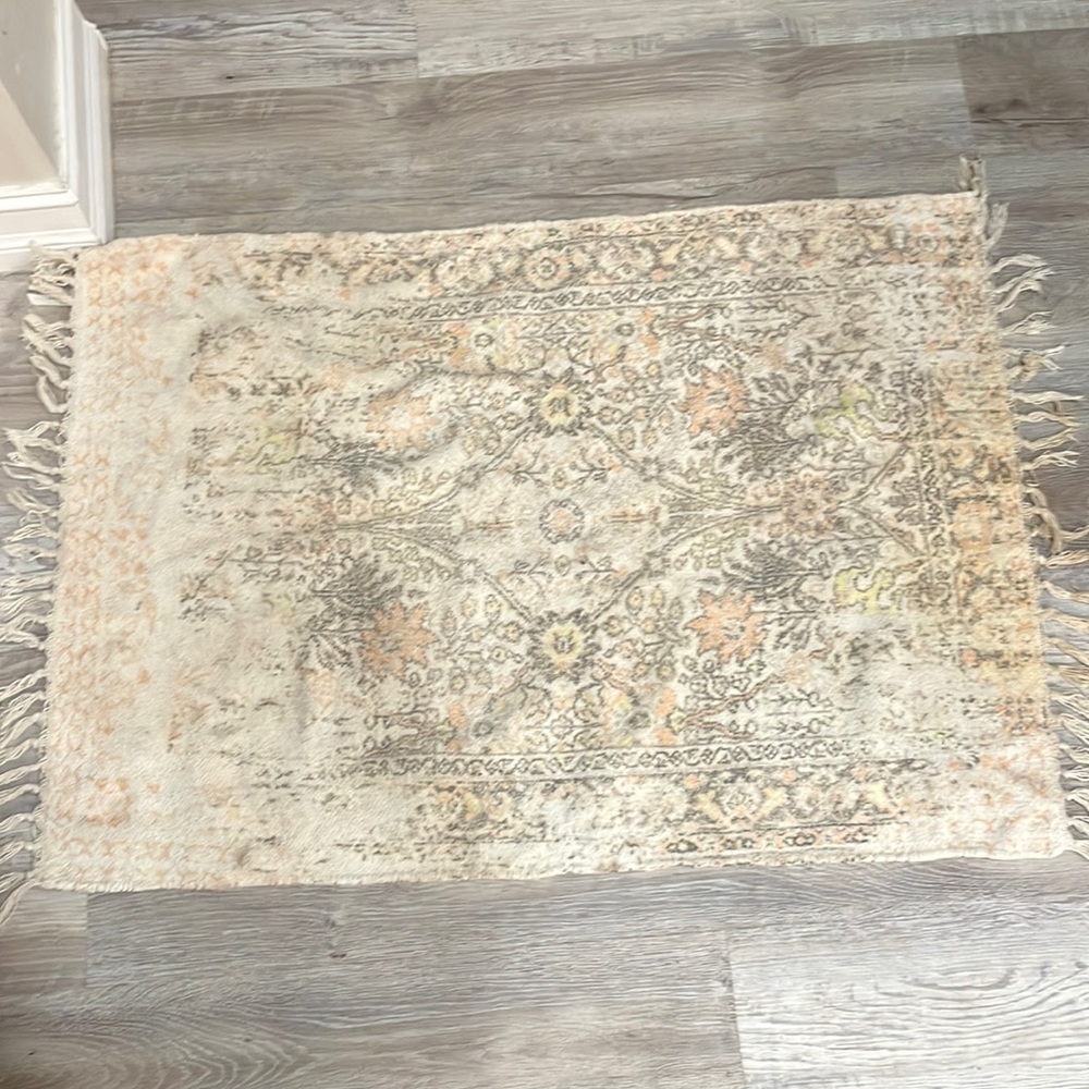 Yellowish Antique Rug